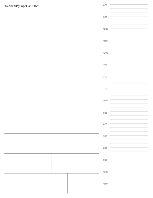The Priority Pyramid planner design
